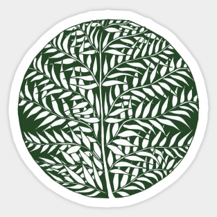 Green leaves Sticker